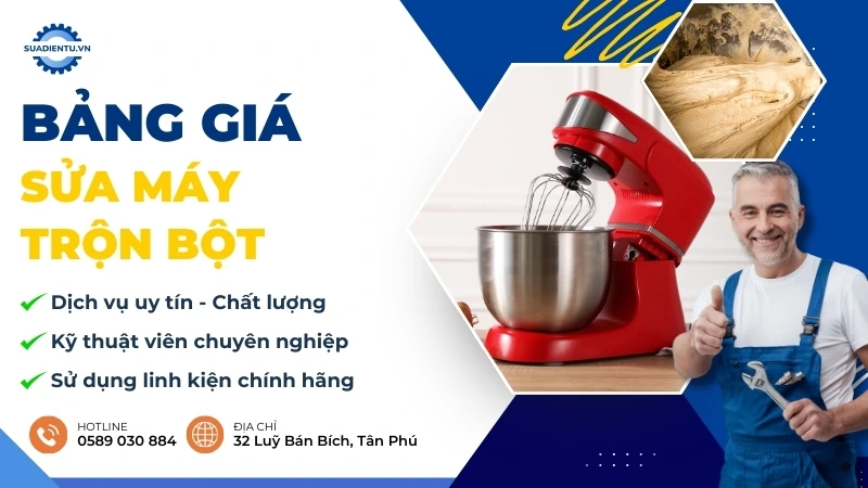bảng giá sửa máy trộn bột