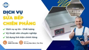 dịch vụ sửa bếp chiên phẳng