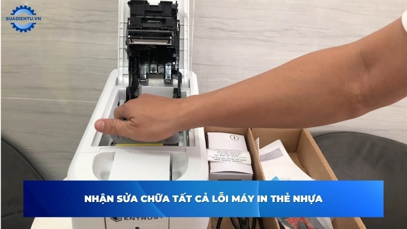Các lỗi thường gặp khi sử dụng máy in thẻ nhựa Sửa Điện Tử nhận khắc phục
