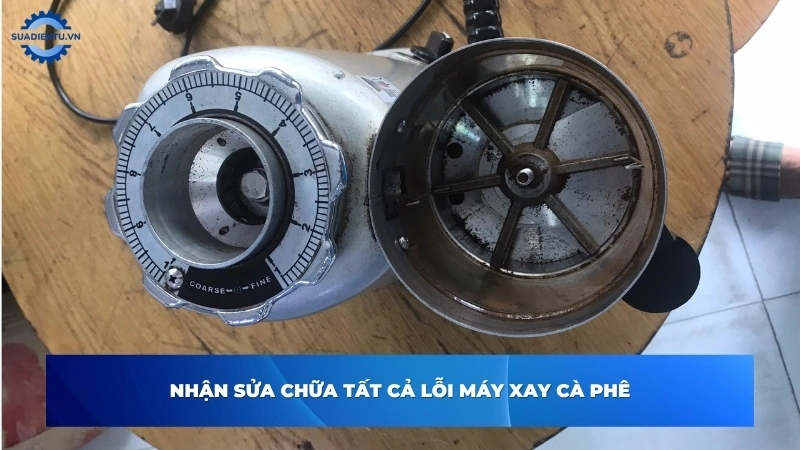 Chúng tôi xử lý triệt để mọi lỗi trên máy xay cà phê