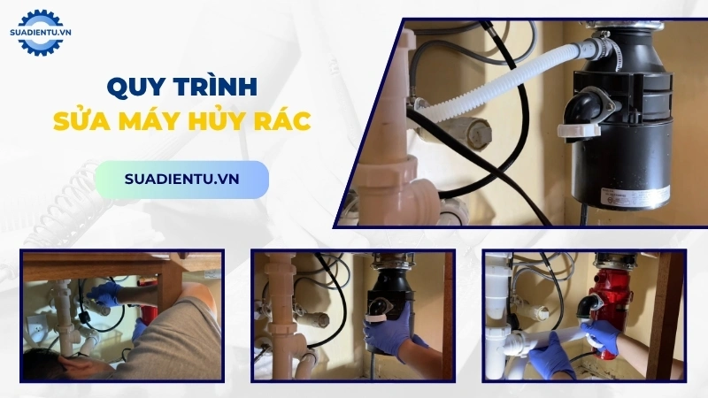 Quy trình dịch vụ sửa máy hủy rác minh bạch và nhanh chóng