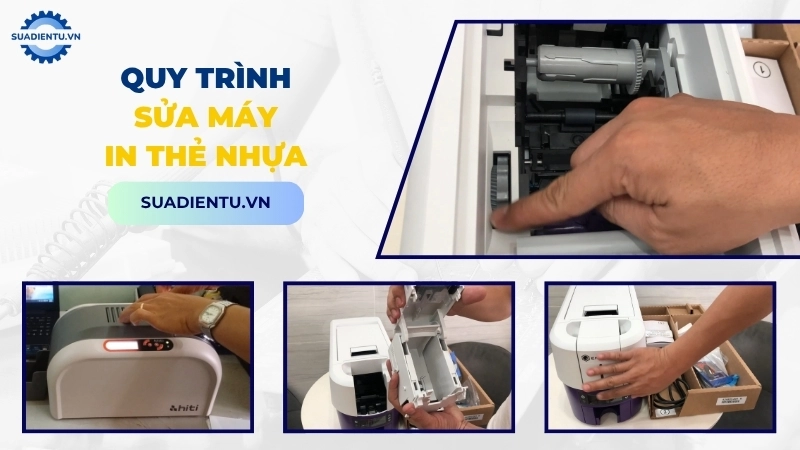 Quy trình sửa máy in thẻ nhựa chuyên nghiệp tại Sửa Điện Tử