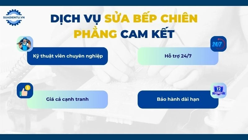 Lý do nên chọn Sửa Điện Tử để sửa bếp chiên phẳng tại TP.HCM