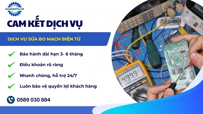 Cam kết dịch vụ tại Sửa Điện Tử