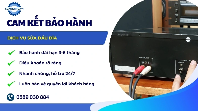 Cam kết bảo hành từ Sửa Điện Tử