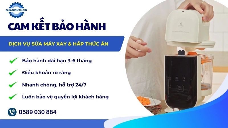 Cam kết bảo hành dịch vụ từ Sửa Điện Tử