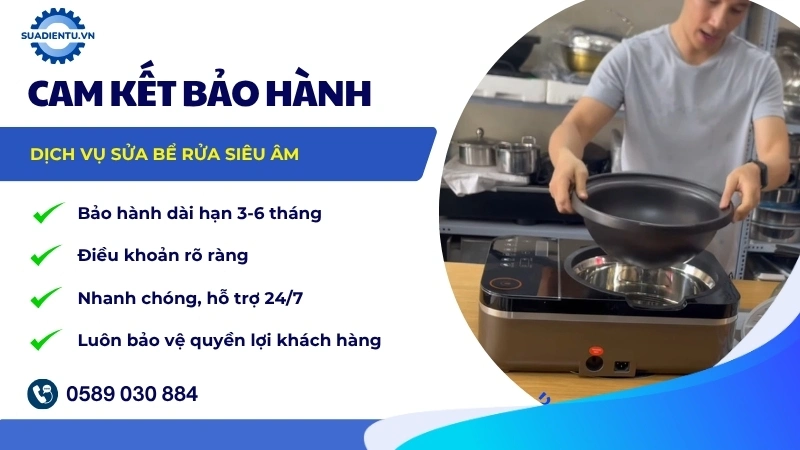 Cam kết bảo hành nồi lẩu hơi từ Sửa Điện Tử