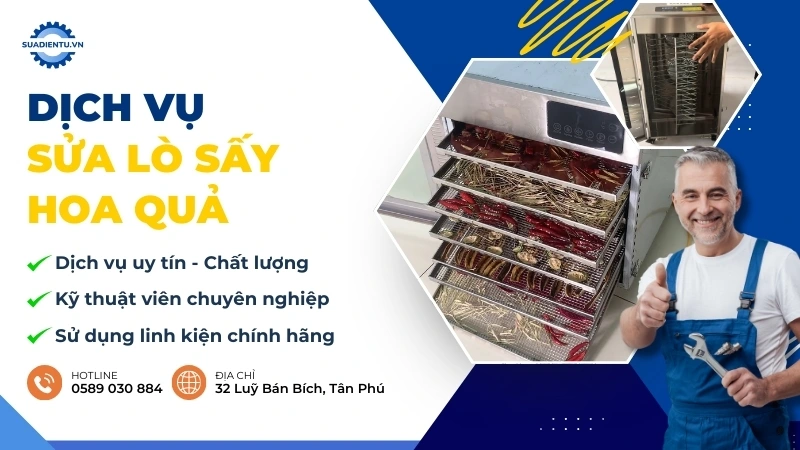 dịch vụ sửa lò sấy hoa quả