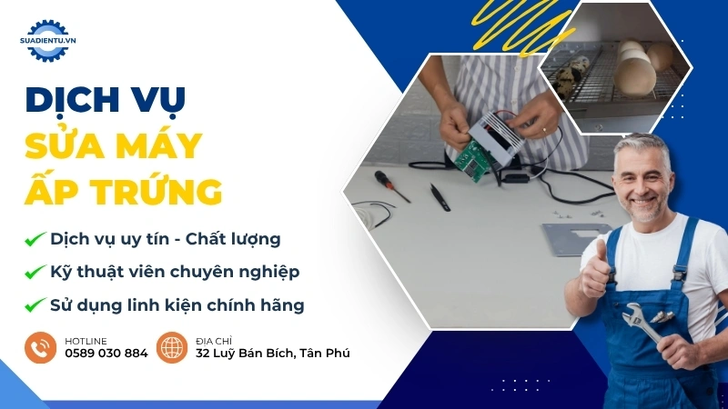 dịch vụ sửa máy ấp trứng