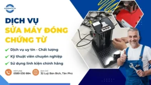 dịch vụ sửa máy đóng chứng từ