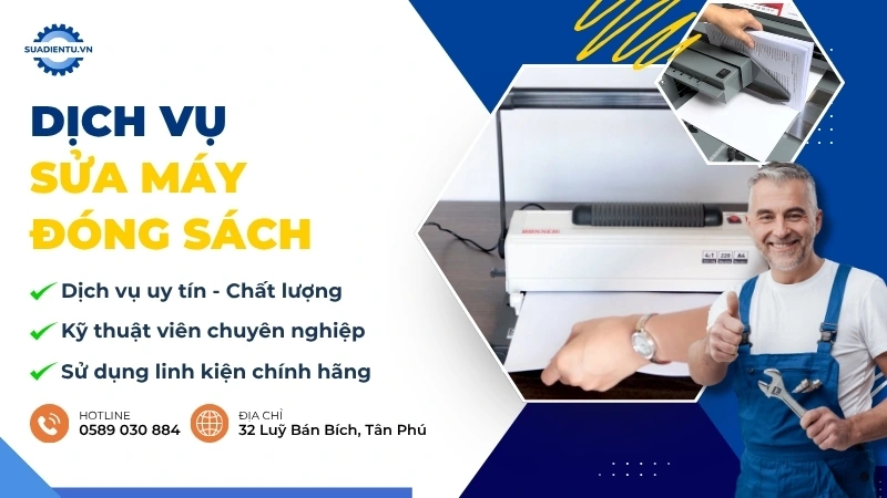 dịch vụ sửa máy đóng sách
