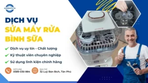 dịch vụ sửa máy rửa bình sữa