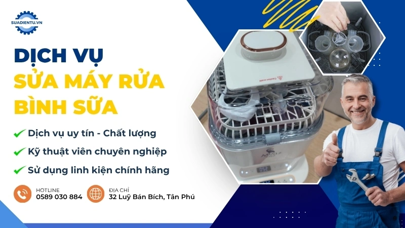 dịch vụ sửa máy rửa bình sữa