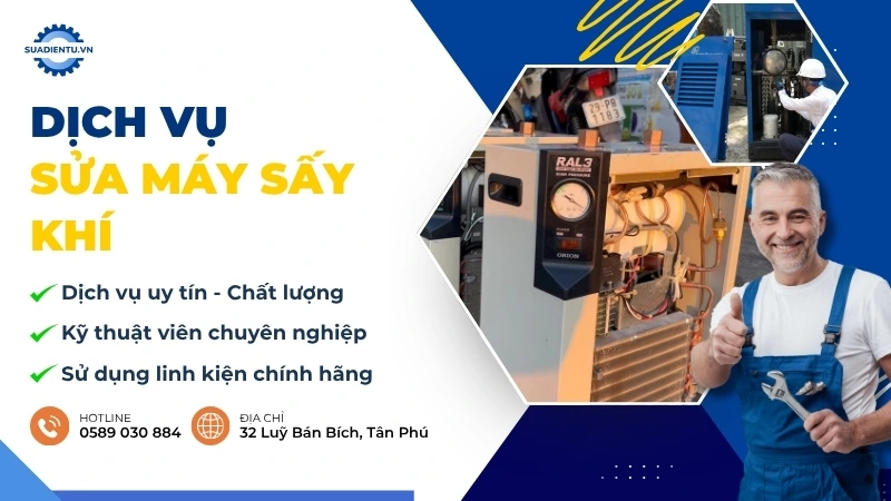 dịch vụ sửa máy sấy khí