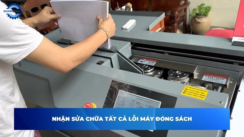 Các lỗi thường gặp trên máy đóng sách cần sửa chữa ngay