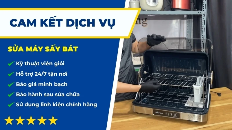 Lý do khách hàng nên chọn dịch vụ sửa máy sấy bát giá rẻ tại Sửa Điện Tử