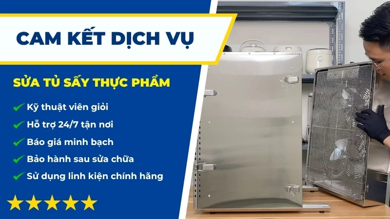 Lý do nên chọn dịch vụ sửa tủ sấy thực phẩm giá rẻ tại Sửa Điện Tử