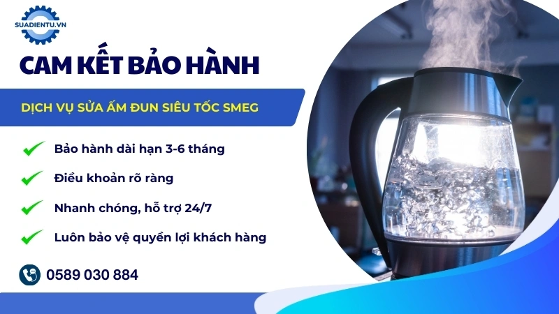 Cam kết hỗ trợ & Bảo hành sau sửa chữa