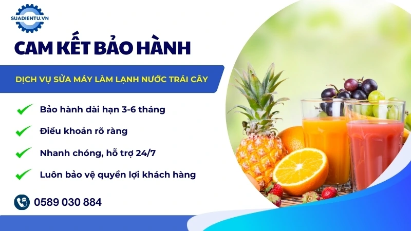 Cam kết bảo hành sau sửa chữa tại Sửa Điện Tử