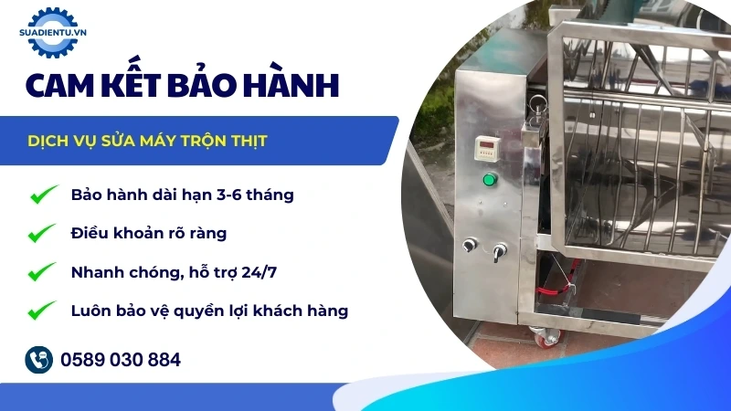 Chính sách bảo hành dịch vụ sửa máy trộn thịt tại Sửa Điện Tử