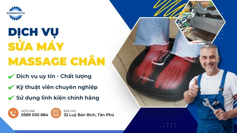 dịch vụ sửa máy massage chân