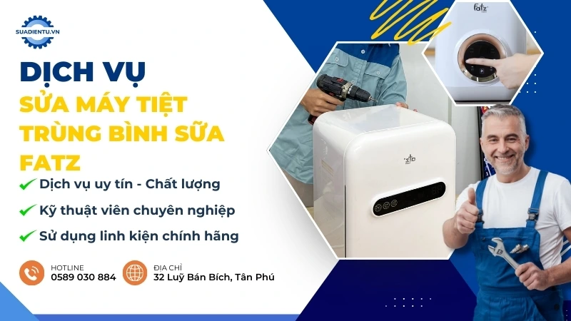 Dịch vụ sửa máy tiệt trùng bình sữa Fatz uy tín, tận nơi - Sửa Điện Tử