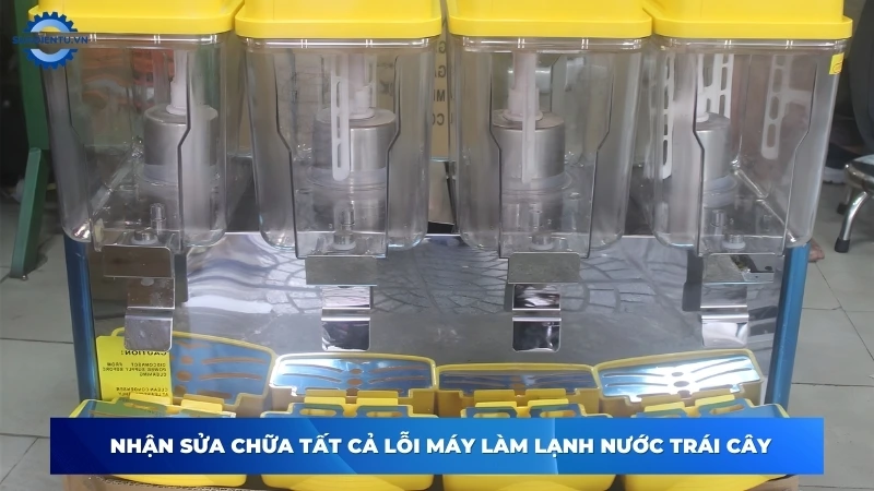 Các lỗi máy làm lạnh nước trái cây thường gặp cần sửa chữa ngay