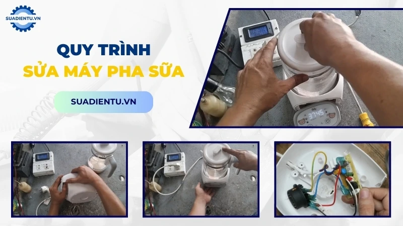 Quy trình dịch vụ sửa máy pha sữa chuyên nghiệp tại Sửa Điện Tử