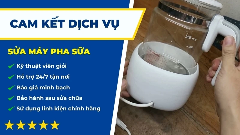 Tại sao nên chọn dịch vụ sửa máy pha sữa giá rẻ tại Sửa Điện Tử?
