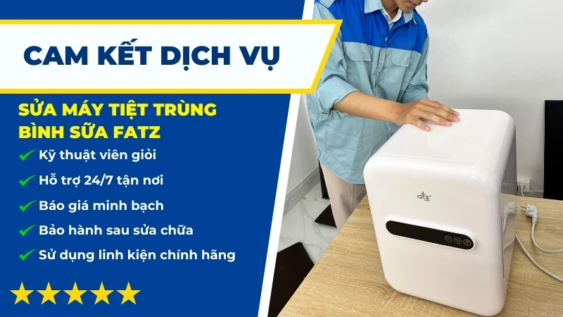 Lý do nên chọn Sửa Điện Tử khi cần sửa máy tiệt trùng bình sữa Fatz