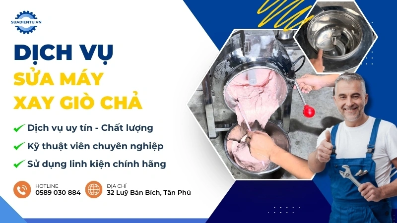 Dịch vụ sửa máy xay giò chả tận nơi, uy tín - Sửa Điện Tử