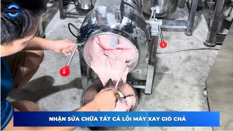 Các lỗi thường gặp của máy xay giò chả cần sửa chữa ngay